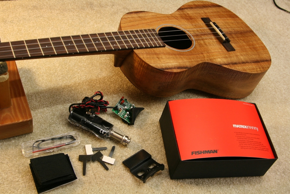 DIY Acoustic Guitar Crack Repair
 Pick up installation on a Martin ukulele — Silesia Guitars