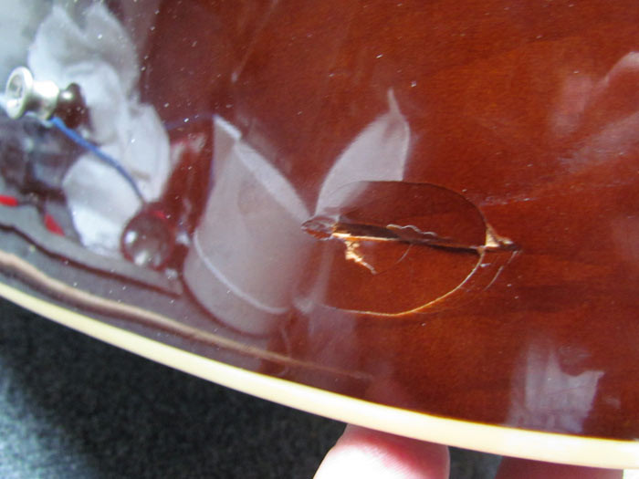 DIY Acoustic Guitar Crack Repair
 Side Crack Repair on Epiphone Acoustic Guitar Crawls