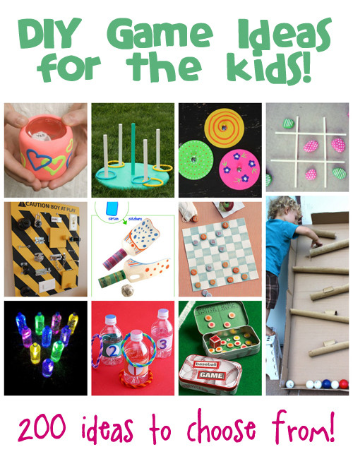 DIY Activities For Toddlers
 DIY Games Ideas for Kids