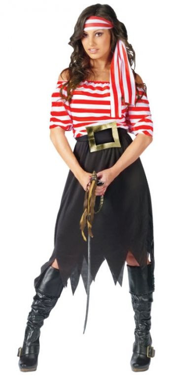 DIY Adult Pirate Costume
 Pirate Maiden Costume Family Friendly Costumes