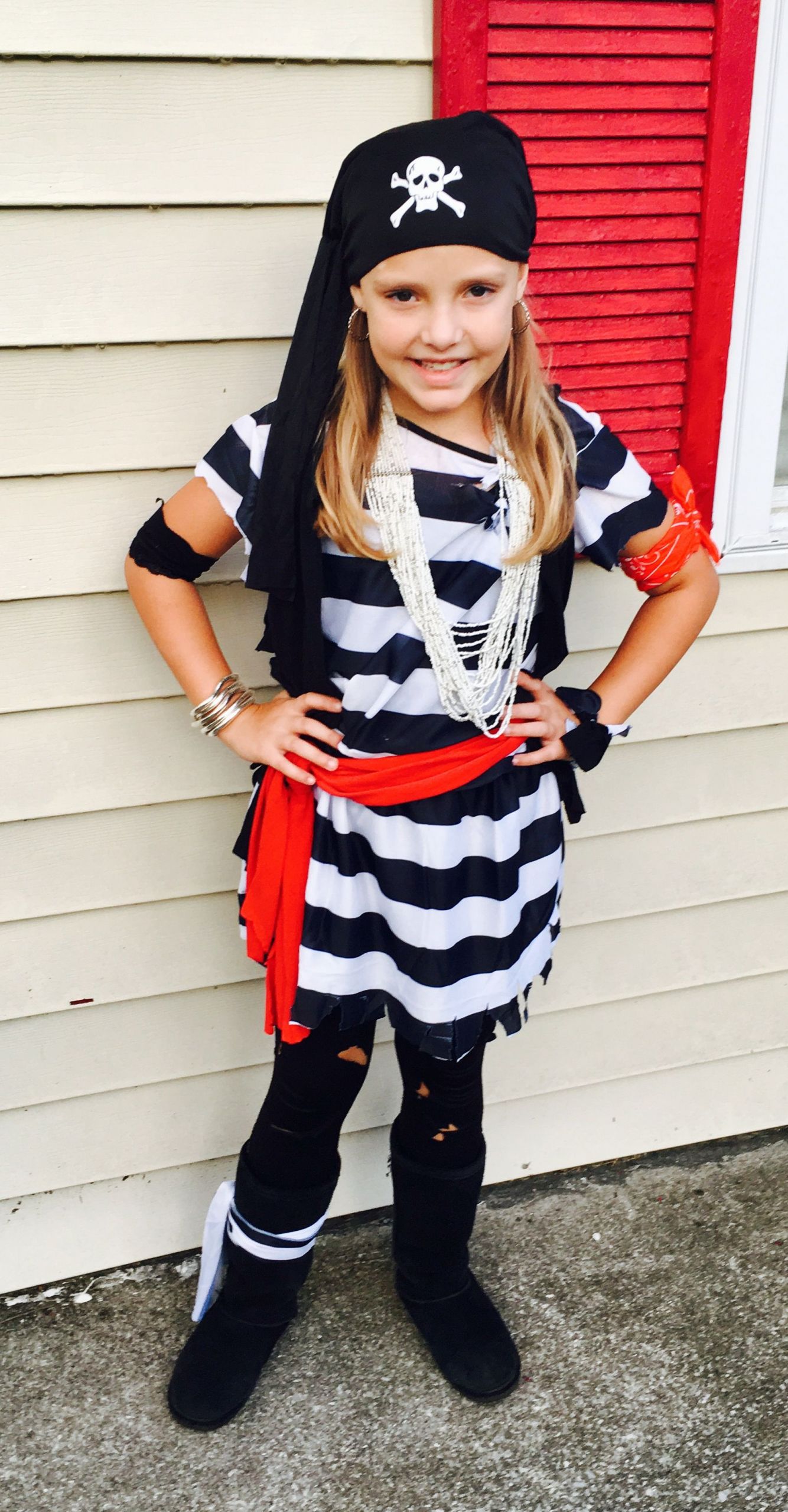 DIY Adult Pirate Costume
 Easy girl s pirate costume made from cheap adult size