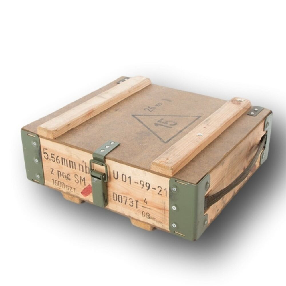 DIY Ammo Box
 Polish Wooden Ammo Box Ideal Storage or display with