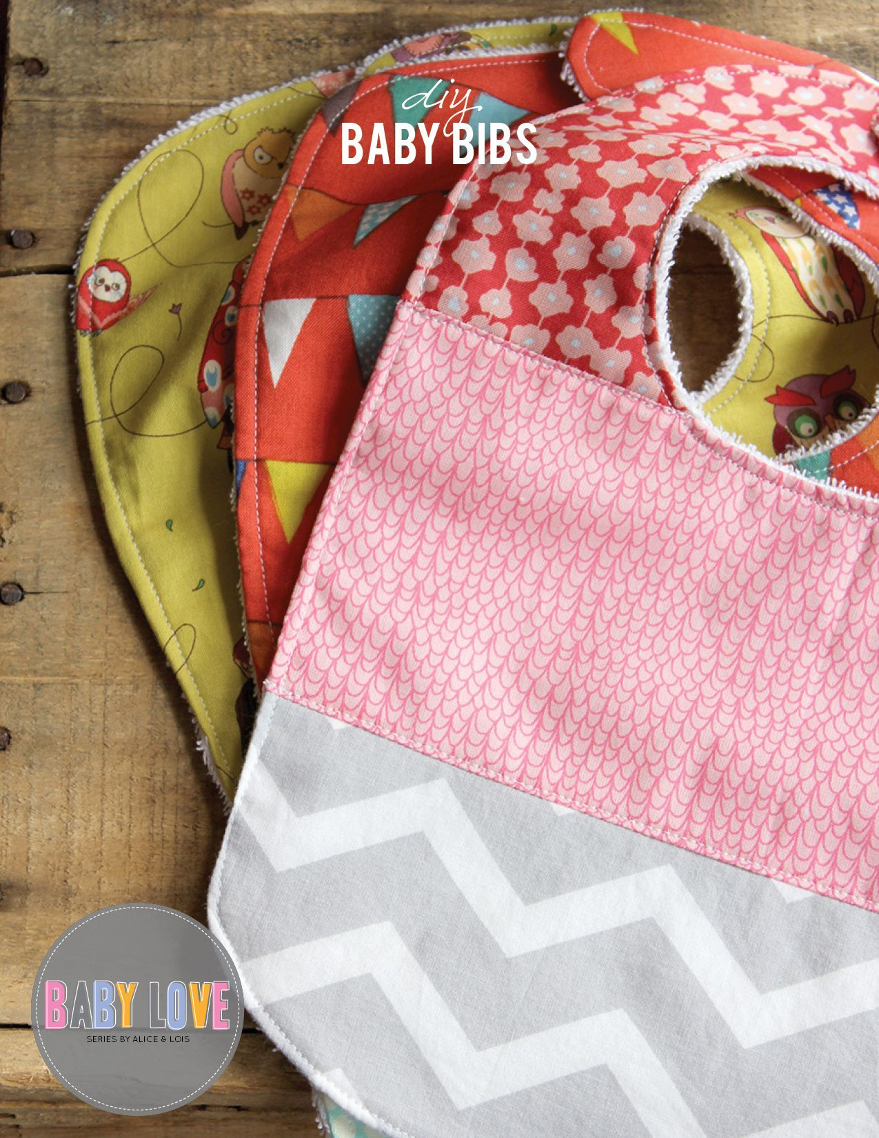 DIY Baby Bib Pattern
 DIY Baby bibs sewing tutorial DIY