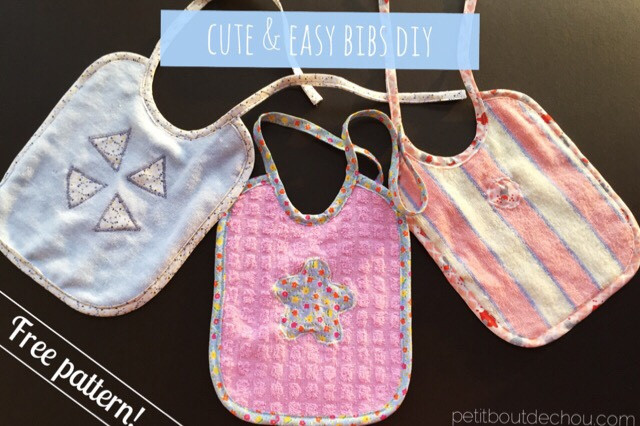 DIY Baby Bib Pattern
 DIY Cute and Easy Baby Bib Petit Bout de Chou