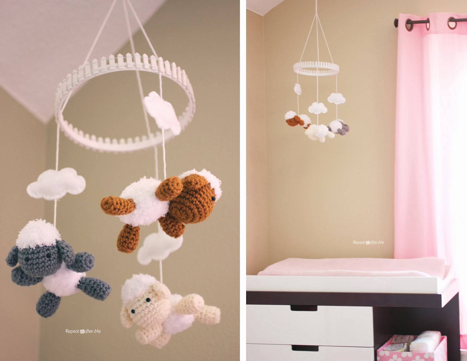 DIY Baby Decorating Ideas
 Baby Girl Nursery DIY decorating ideas Repeat Crafter Me