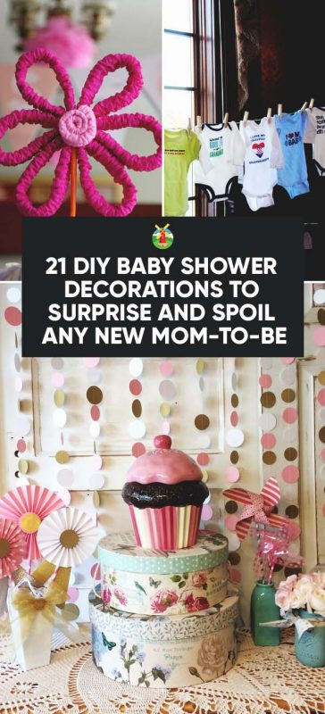 DIY Baby Decorating Ideas
 21 DIY Baby Shower Decorations To Surprise and Spoil Any
