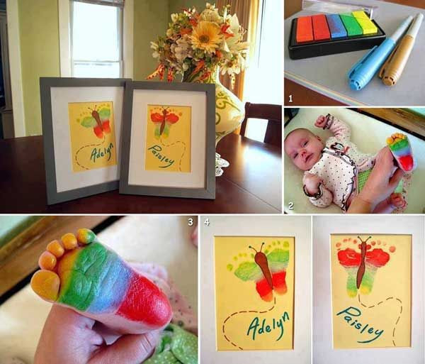 Diy Baby Feet
 DIY Baby Foot Picture Art s and for