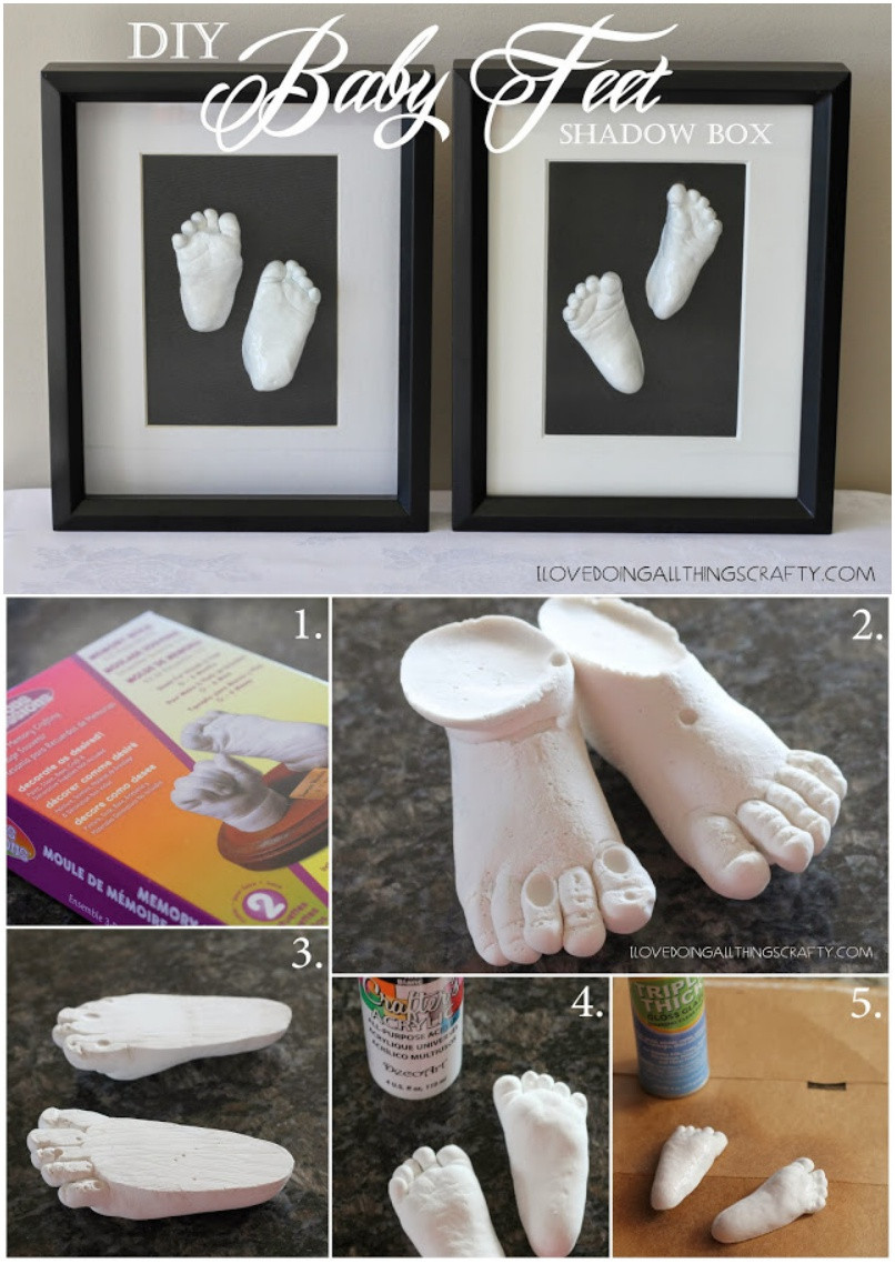 Diy Baby Feet
 9 Cute DIY Footprint Keepsake Ideas and Tutorial Page 2 of 2