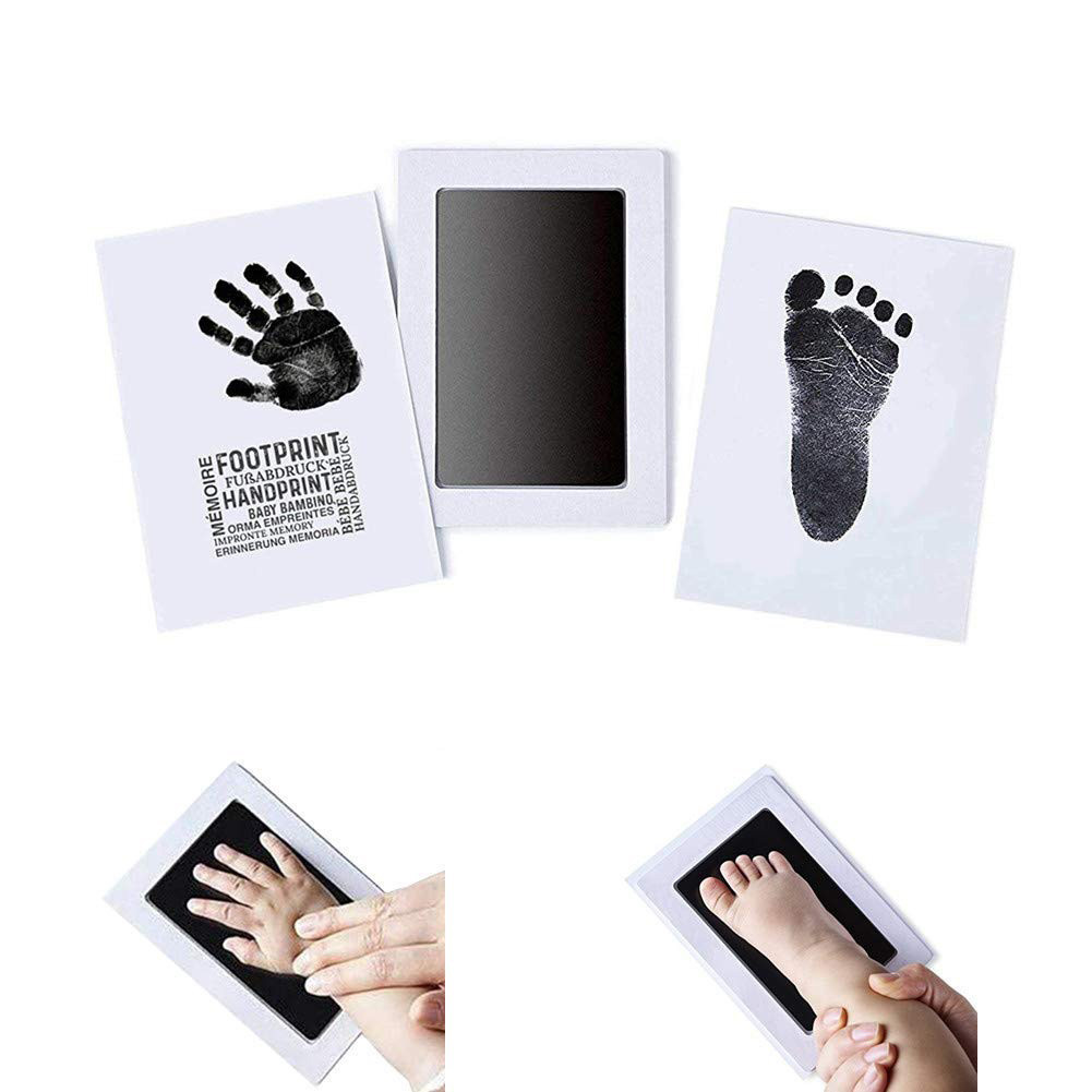 Diy Baby Footprint Ink
 Souvenir Mess Free Stamp Baby Footprint Non toxic Ink Pad
