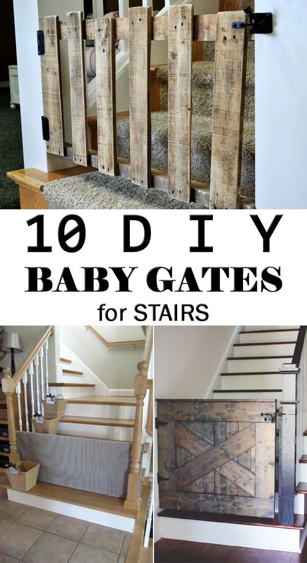 DIY Baby Gate For Stairs
 10 DIY Baby Gates for Stairs