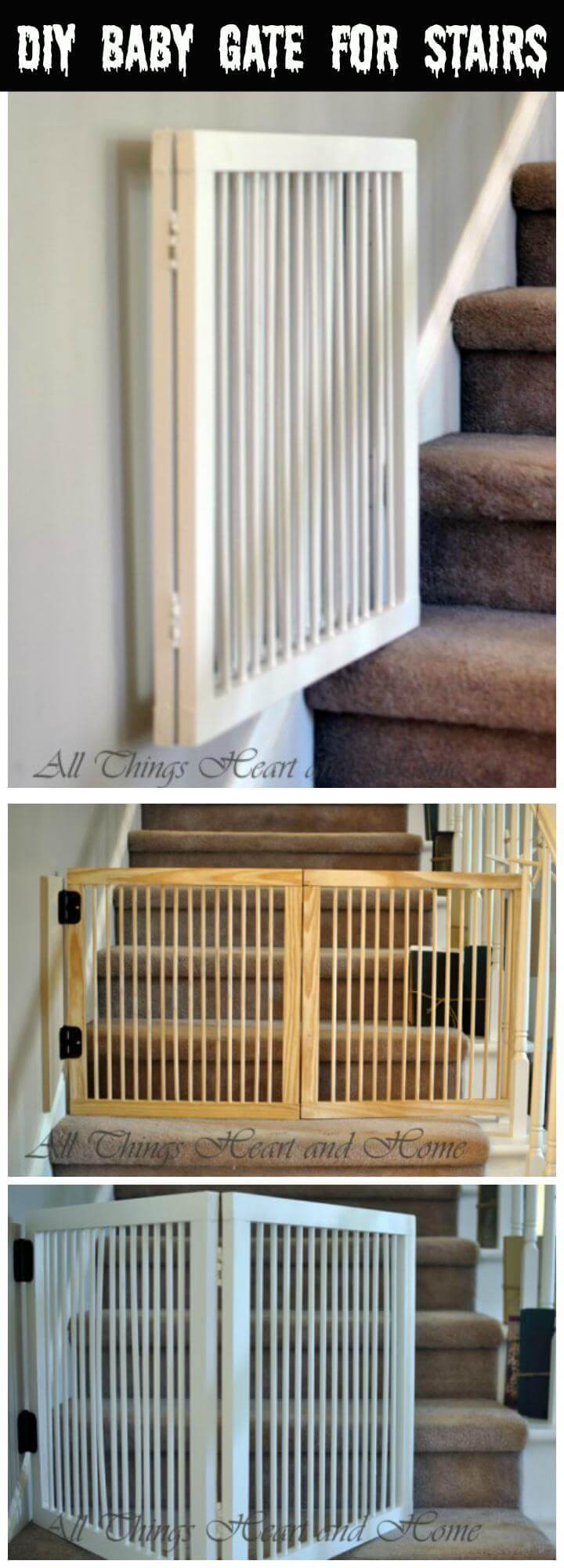 DIY Baby Gate For Stairs
 30 Best DIY Baby Gate Tutorials on Cheap Bud