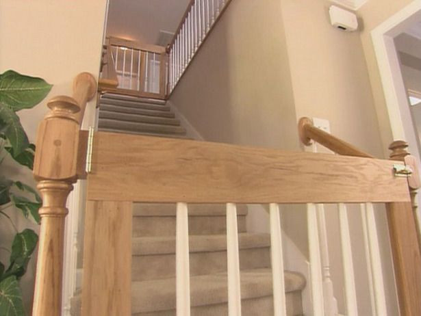 DIY Baby Gate For Stairs
 How to Build a Customized Baby Gate How To DIY Network