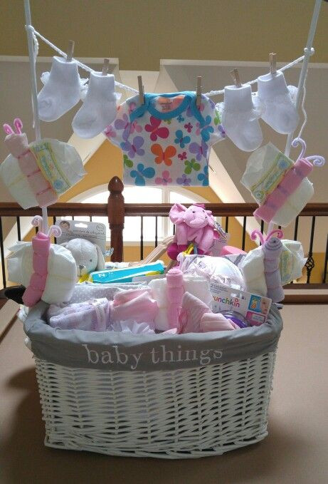 DIY Baby Gifts For Girls
 Here s a Pinterest inspired baby shower t I made for
