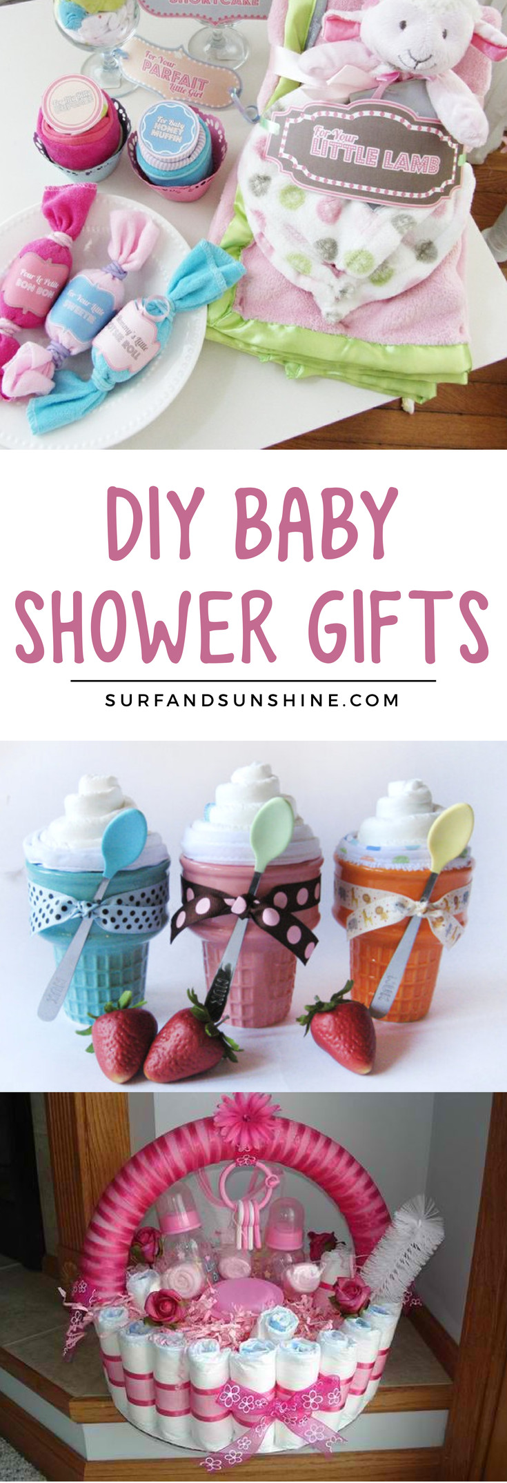 DIY Baby Gifts For Girls
 Unique DIY Baby Shower Gifts for Boys and Girls