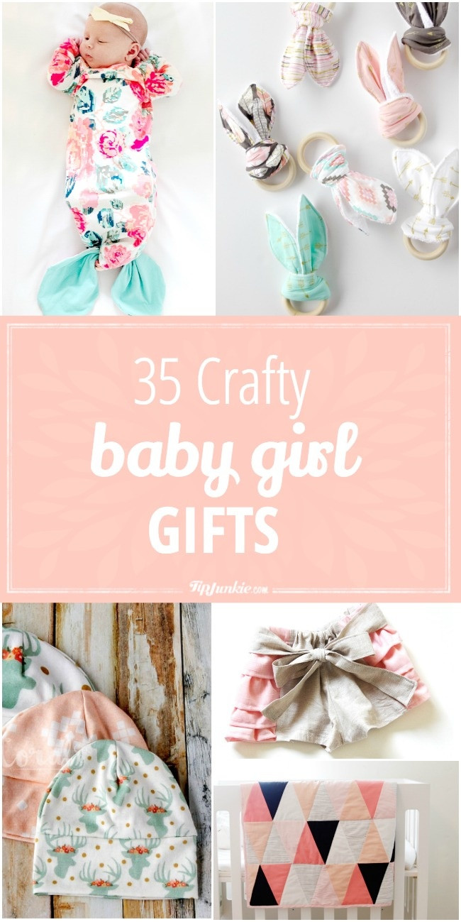 DIY Baby Gifts For Girls
 35 Crafty Baby Girl Gifts to Make