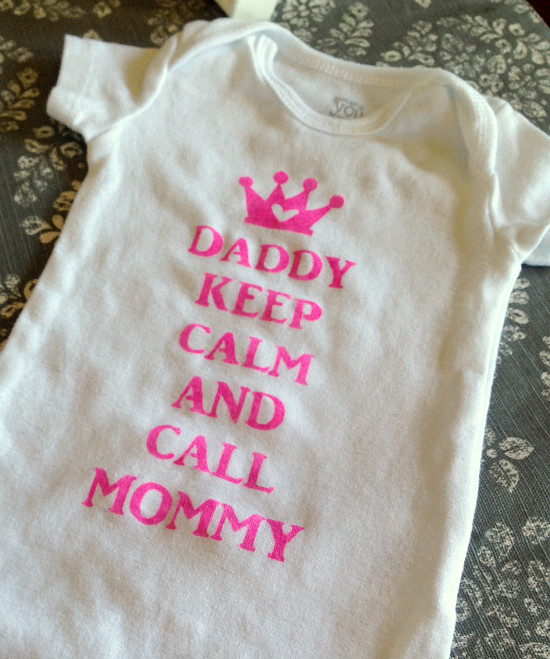 DIY Baby Onesies Ideas
 30 D I Y Baby esies for your Silhouette — the thinking