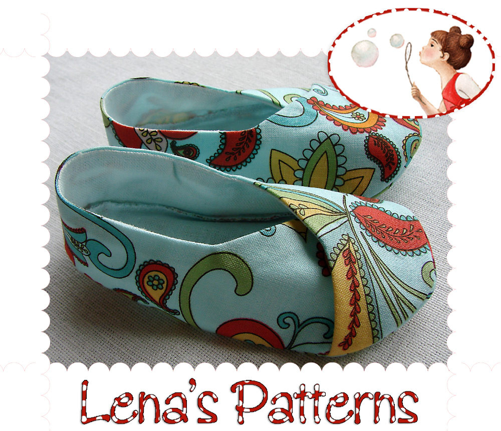 DIY Baby Shoes Free Pattern
 PDF Sewing Pattern Kimono Baby Shoes 6 Sizes DIY on Luulla