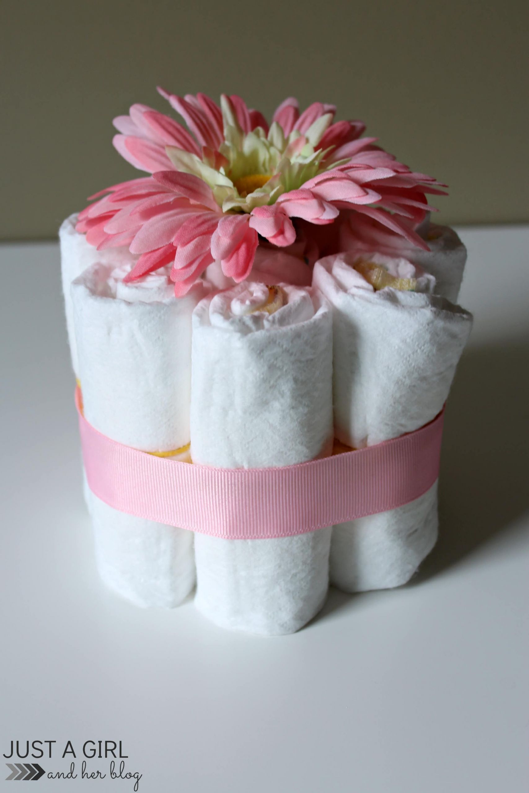 DIY Baby Shower Centerpieces
 Sweet and Simple Baby Shower Centerpieces Just a Girl