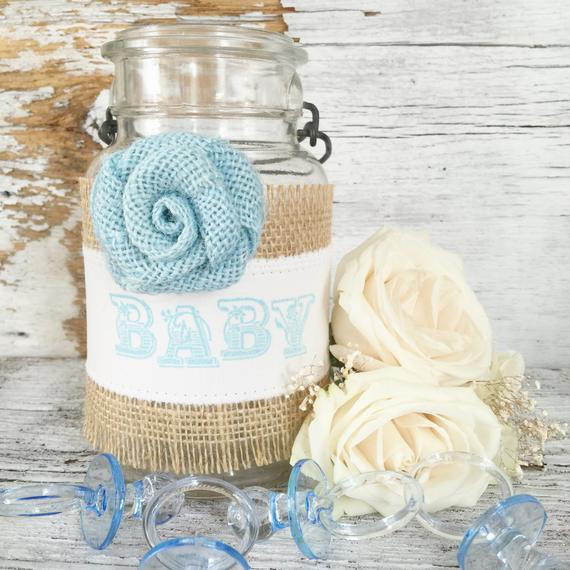 Diy Baby Shower Decorations
 Baby Boy Baby Shower Ideas DIY Shabby Chic by