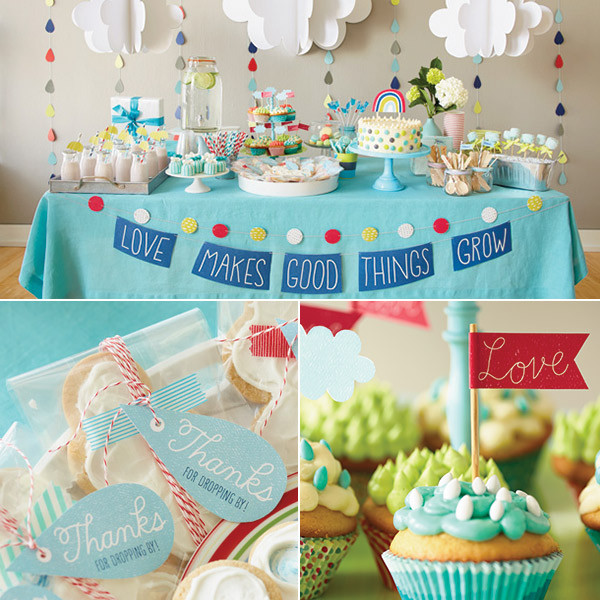 Diy Baby Shower Decorations
 Love Makes Good Things Grow Baby Shower Theme