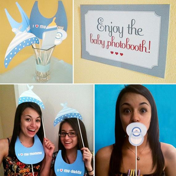 DIY Baby Shower Photo Booth
 What Size Frame Did You Use For booth Sign NWR