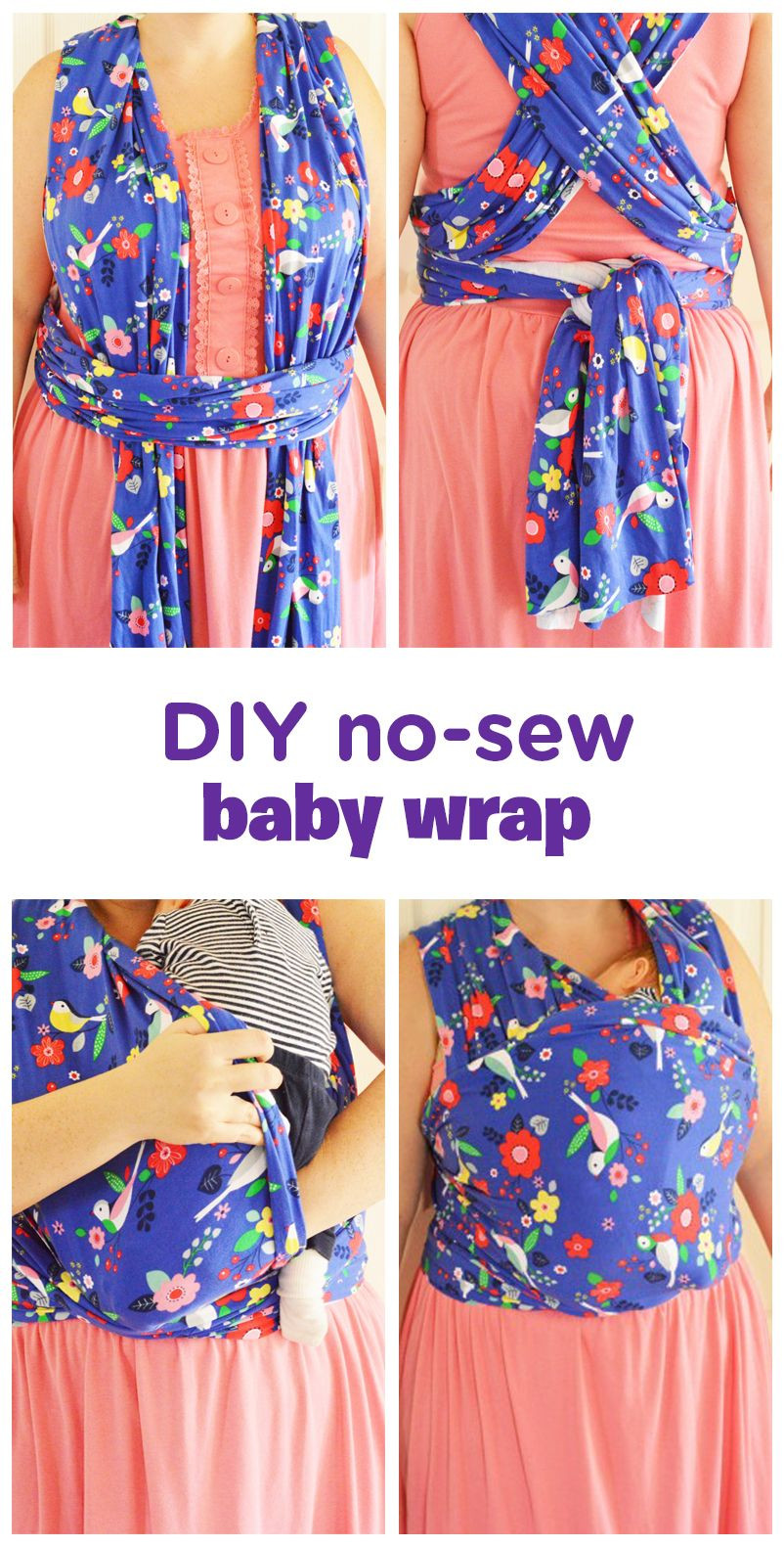 Diy Baby Slings
 How to Make Your Own No Sew Moby Wrap