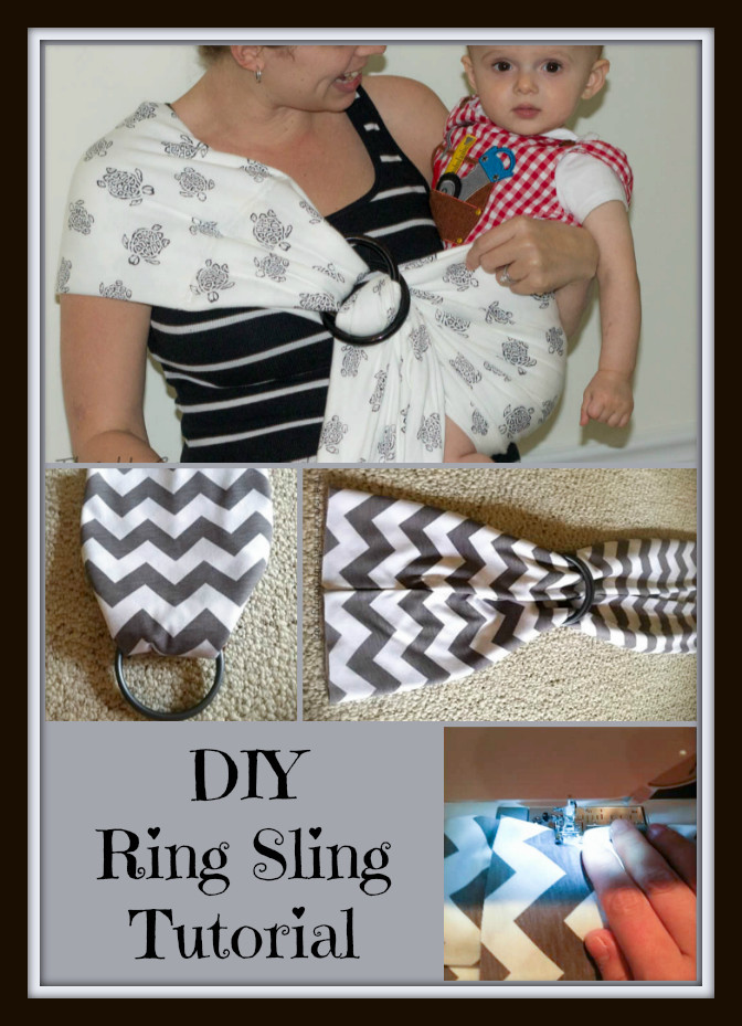 Diy Baby Slings
 DIY Ring Sling Tutorial The Un Coordinated Mommy