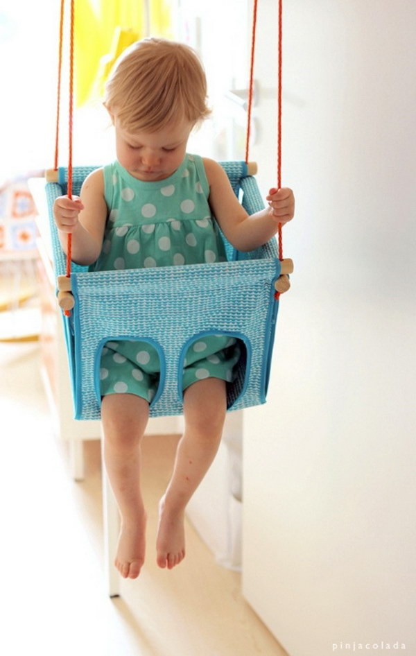 Diy Baby Swing
 60 Simple & Cute Things Gifts You Can DIY For A Baby
