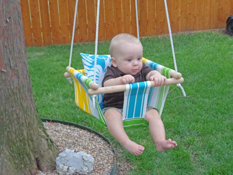 Diy Baby Swing
 DIY Tree Swing For A Baby