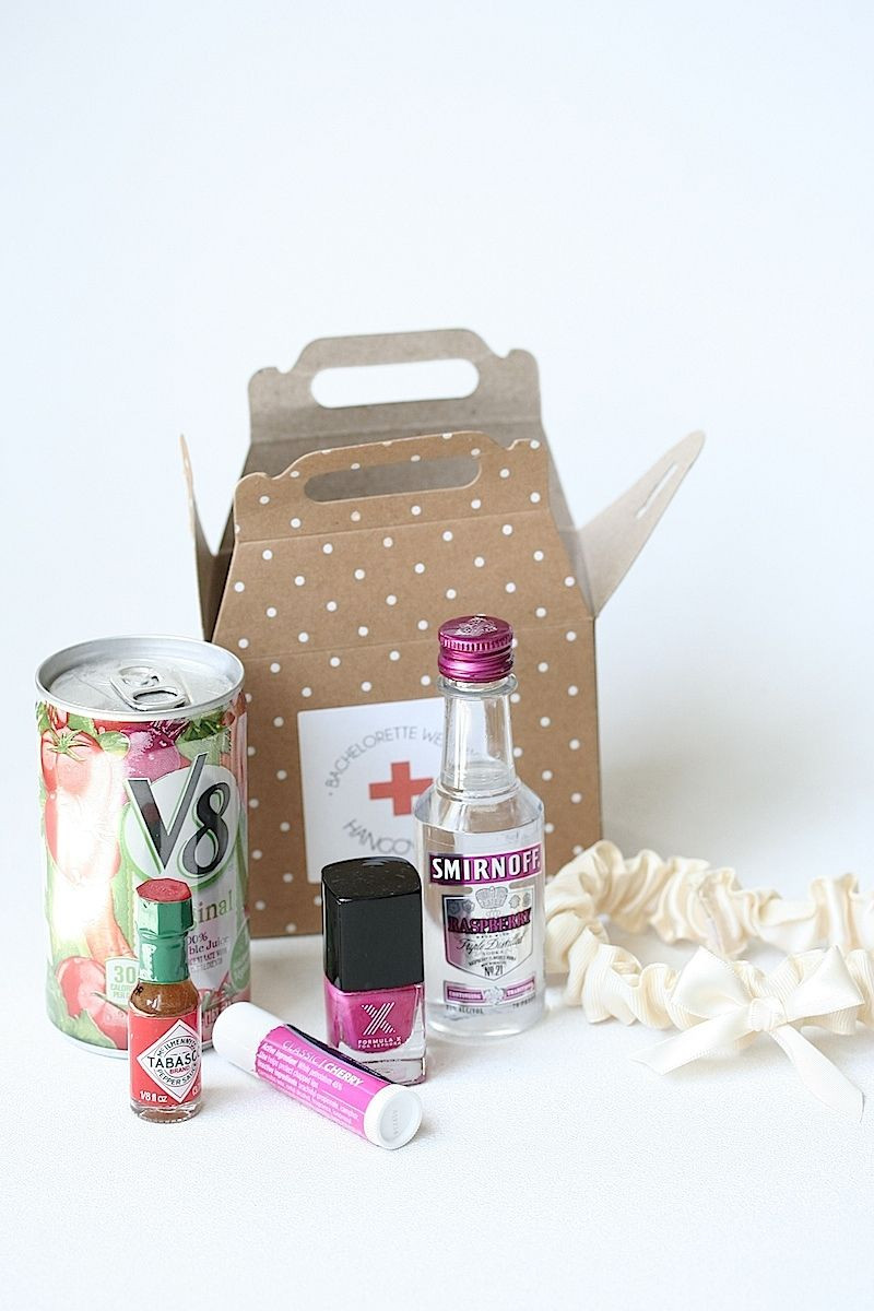 DIY Bachelorette Gift For Bride
 DIY Bachelorette Hangover Kits