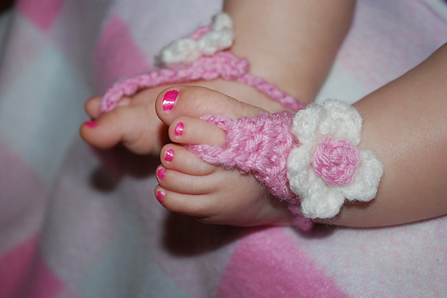DIY Barefoot Baby Sandals
 Top 40 Free Crochet Barefoot Sandal Patterns