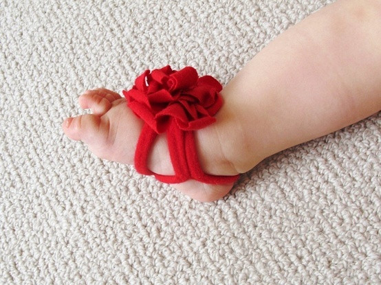 DIY Barefoot Baby Sandals
 DIY barefoot baby sandals Baby crafts