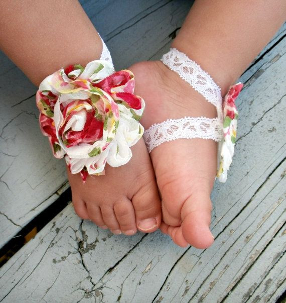 DIY Barefoot Baby Sandals
 Baby Barefoot Sandals by LovelyLiliesBoutique $6 50