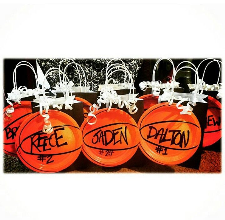DIY Basketball Gifts
 Basketball Goody Bags