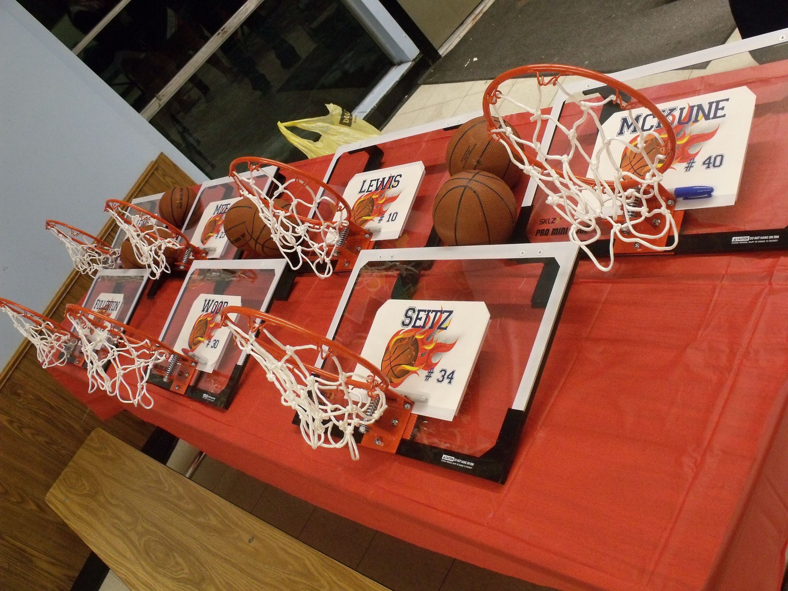 DIY Basketball Gifts
 Basketball Senior Night Gift Idea Hoops ordered from SKLZ