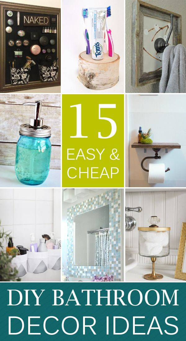 DIY Bathroom Decor Pinterest
 44 best images about DIY Home Decor Ideas on Pinterest