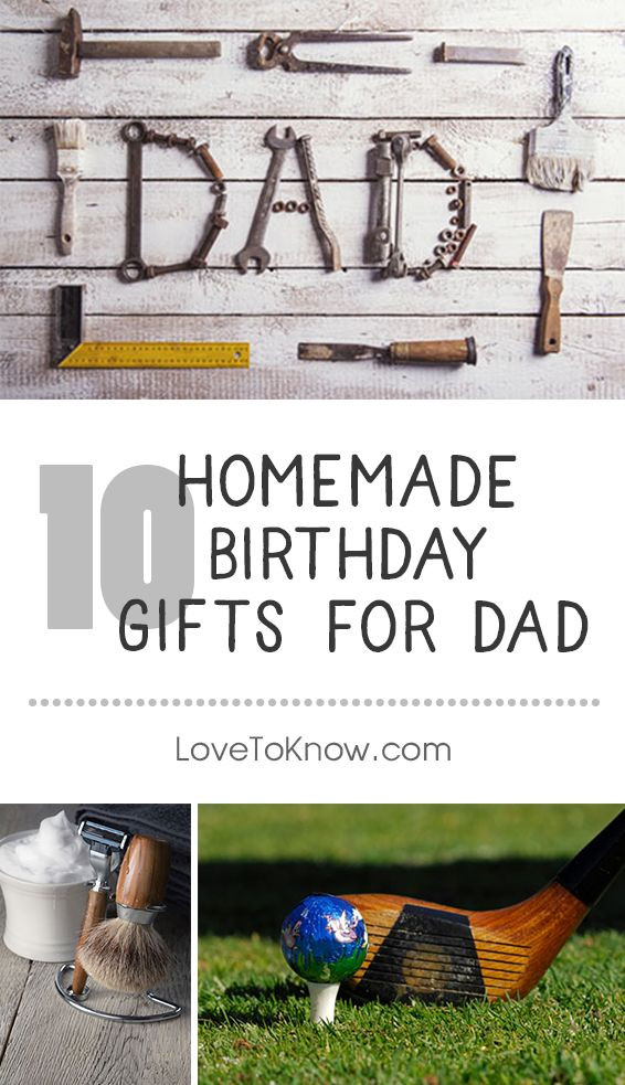 DIY Bday Gifts For Dad
 Homemade birthday ts are a thoughtful way for kids to