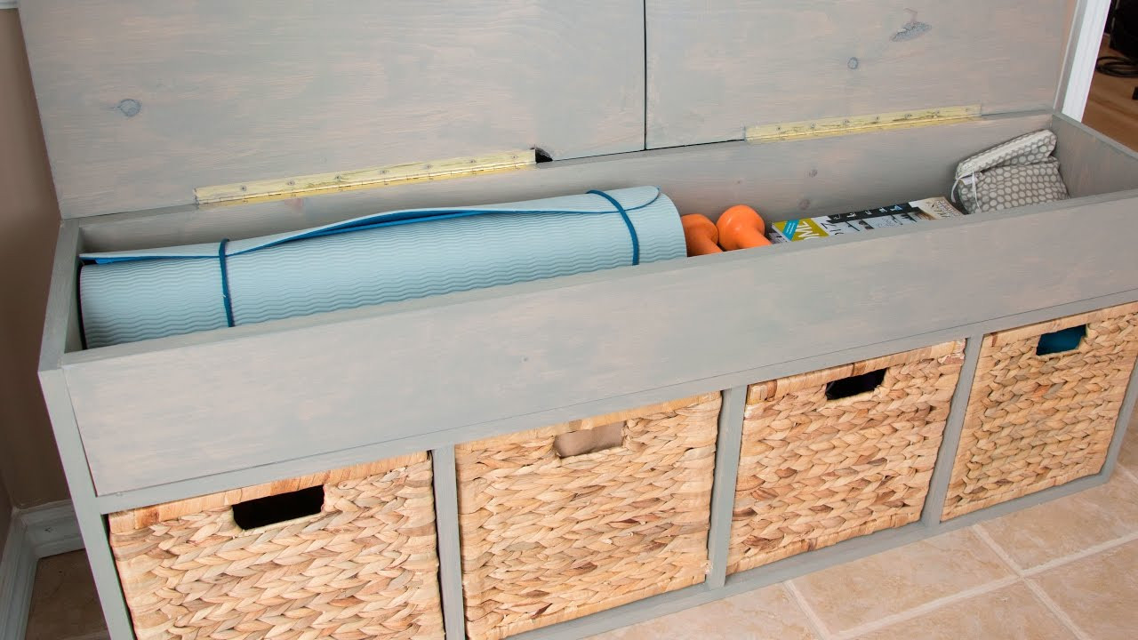 Diy Benches With Storage
 DIY Storage Bench