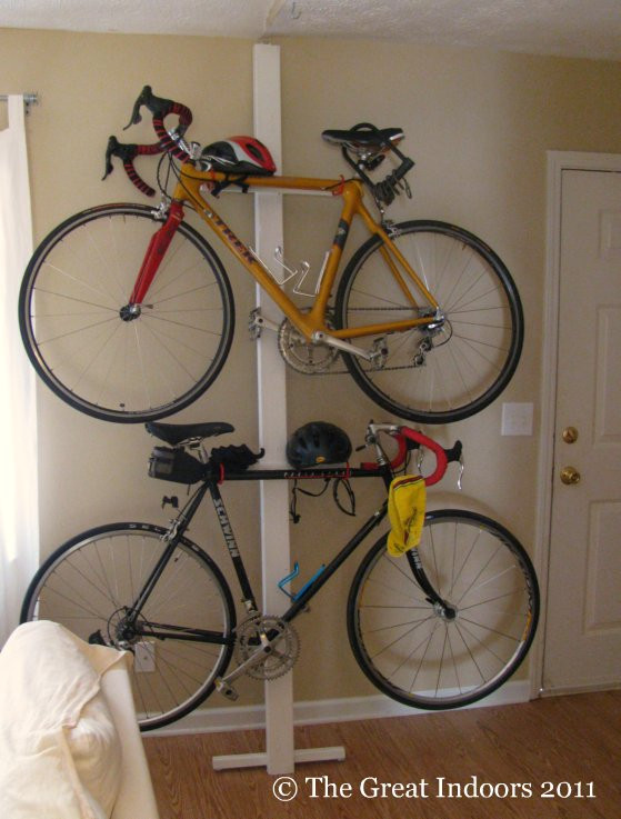 DIY Bike Rack
 The Great Indoors e last stop around the house The DIY