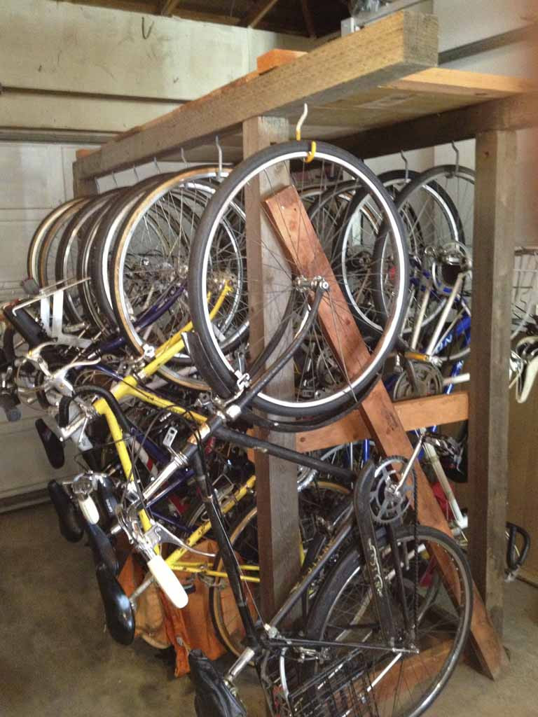 DIY Bike Rack
 tools DIY wooden bike rack looking for plans