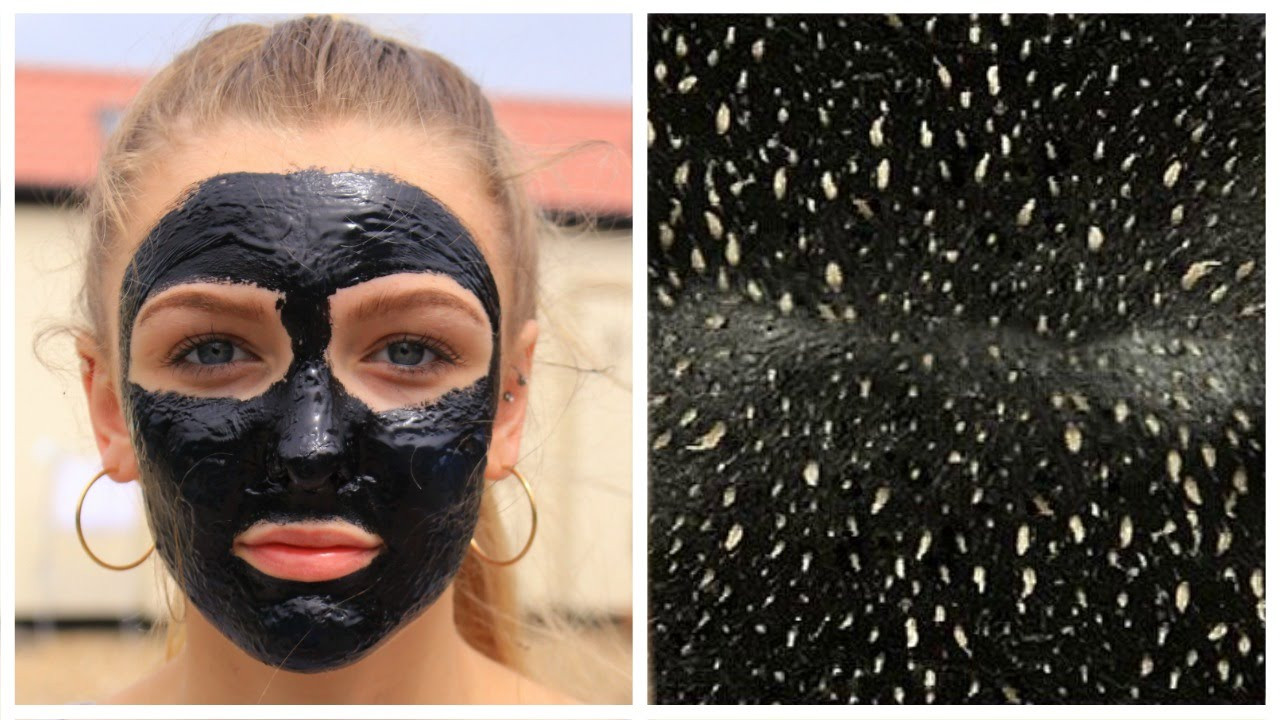 DIY Black Face Mask
 DIY Blackhead Remover Peel f Mask Remove ALL Blackheads
