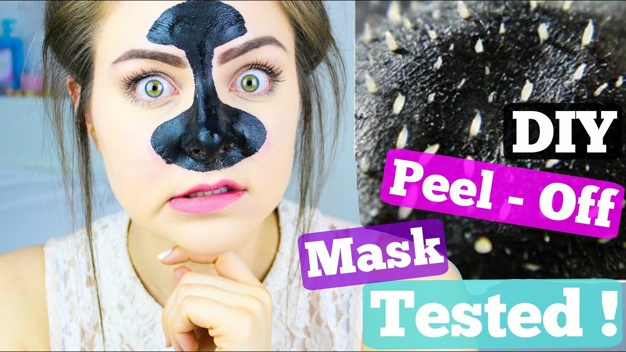 DIY Black Face Mask
 DIY Blackhead Remover Peel f Mask Tested
