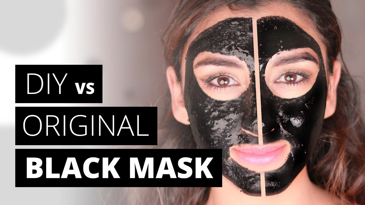DIY Black Face Mask
 DIY vs ORIGINAL BLACK MASK Blackhead Remover