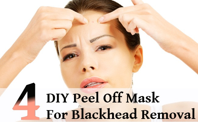 DIY Blackhead Peel Mask
 4 DIY Peel f Mask For Blackhead Removal