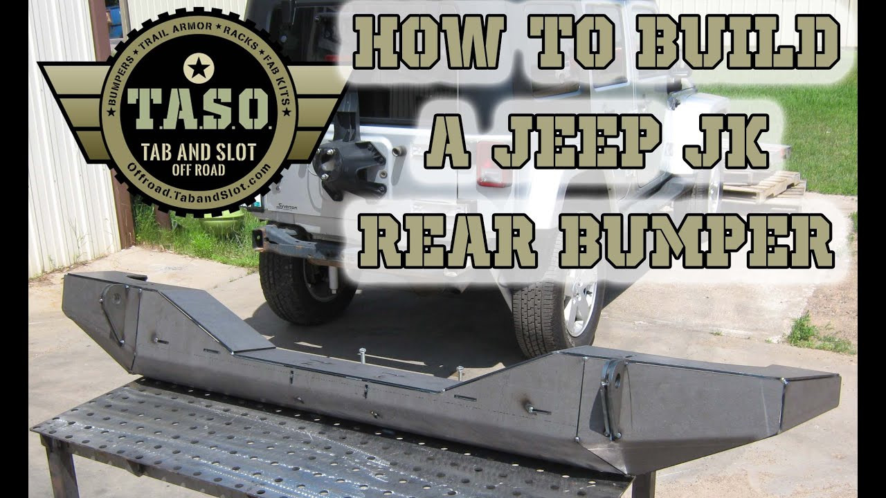DIY Bumper Kit
 Jeep JK Rear Bumper DIY Kit TASO BMP JK 900 U