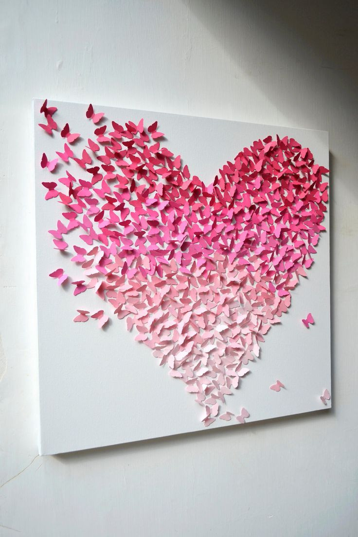 DIY Butterfly Wall Decorations
 Cool to DIY Valentine s Day DIY