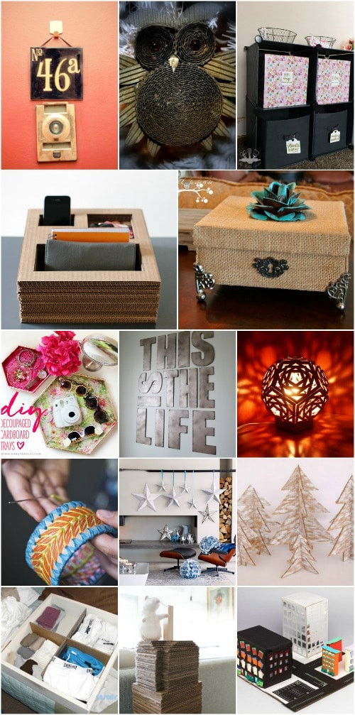DIY Cardboard Decor
 35 Brilliant DIY Repurposing Ideas For Cardboard Boxes