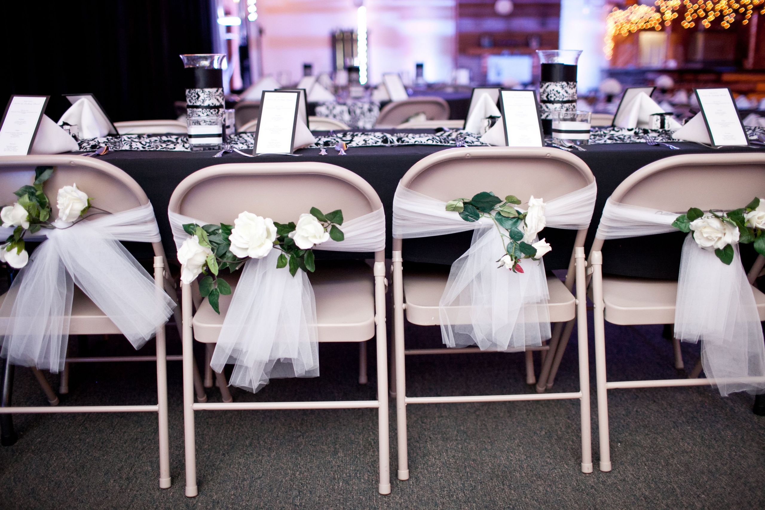 DIY Chair Covers Wedding
 Do It Yourself Wedding Chair Decorations