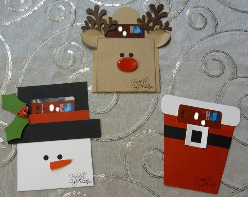 DIY Christmas Gift Card Holder
 Gift Card Holders cards to make