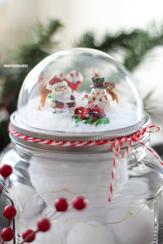 DIY Christmas Mason Jar Gifts
 Mason Jar Lid Snow Globe Page 2 of 2 Smart School House